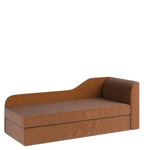 MICHELLE válenda celočalouněná, provedení pravé, látka B 11 cihlový melír